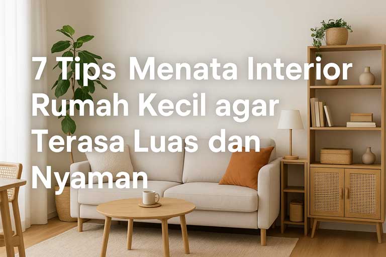 7 Tips Menata Interior Rumah Kecil agar Terasa Luas dan Nyaman
