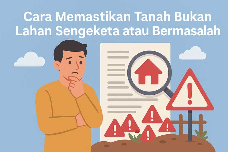 Cara Memastikan Tanah Bukan Lahan Sengketa atau Bermasalah