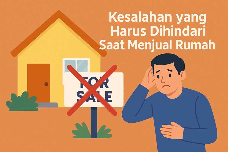 10 Kesalahan yang Harus Dihindari Saat Menjual Rumah
