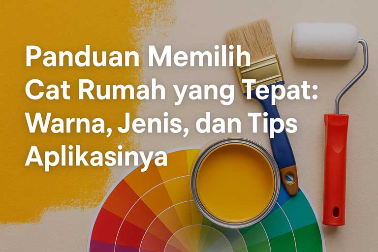Panduan Memilih Cat Rumah yang Tepat: Warna, Jenis, dan Tips Aplikasinya