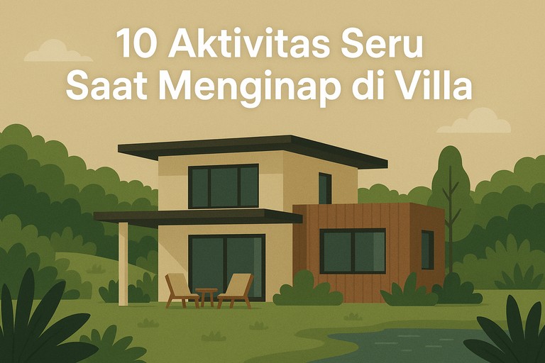 10 Aktivitas Seru Saat Menginap di Villa