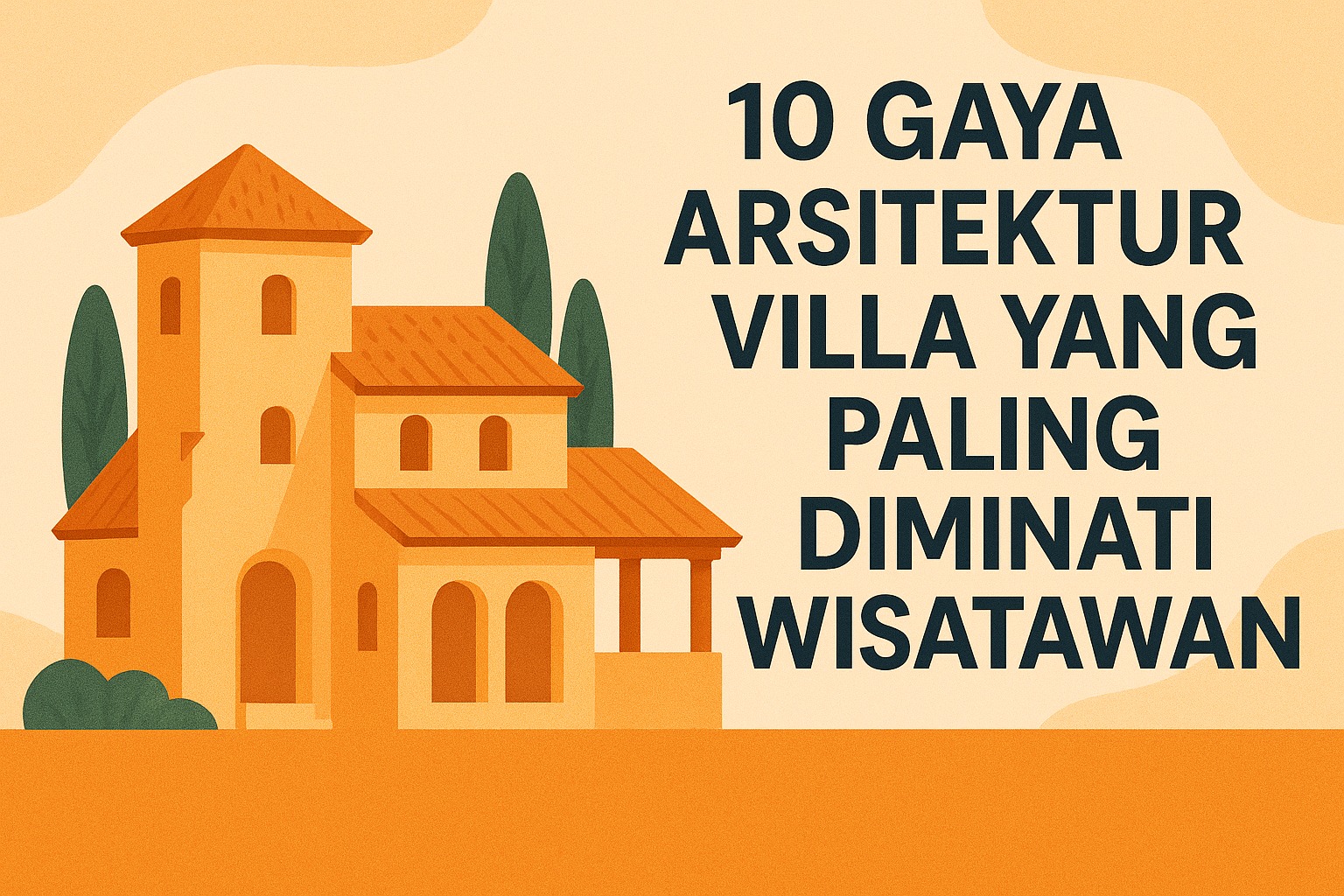 10 Gaya Arsitektur Villa yang Paling Diminati Wisatawan