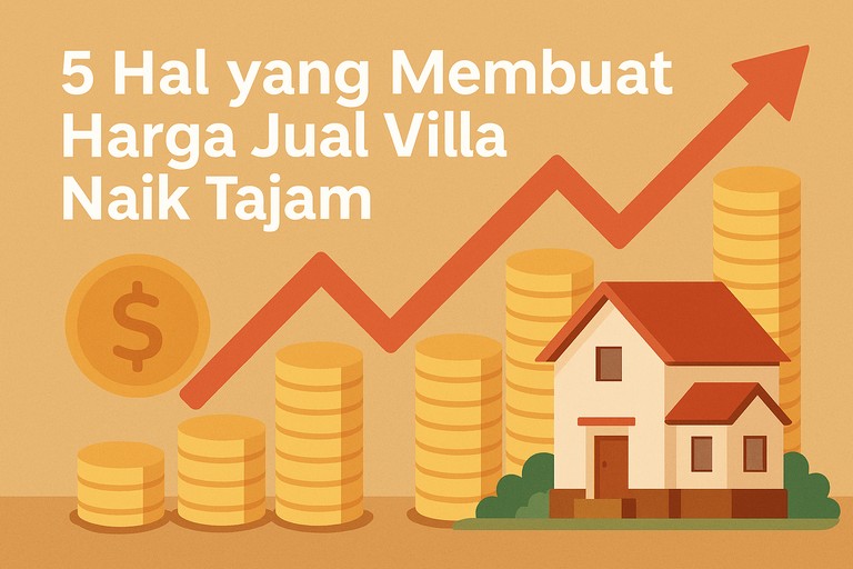 5 Hal yang Membuat Harga Jual Villa Naik Tajam