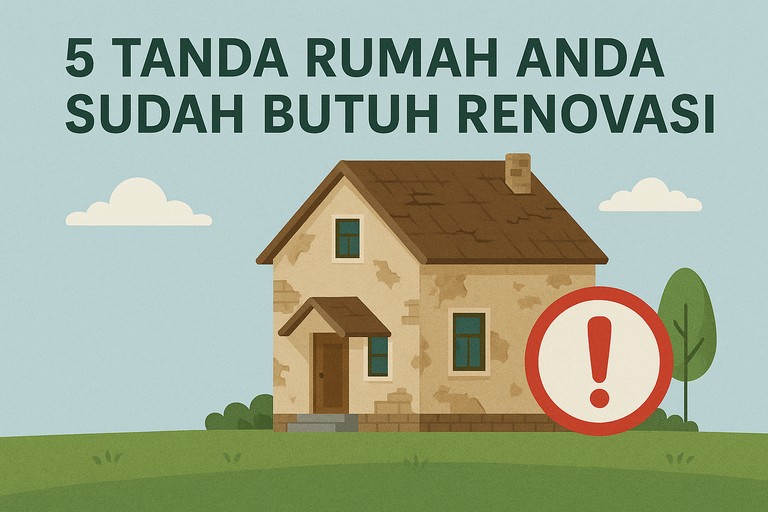 5 Tanda Rumah Anda Sudah Butuh Renovasi