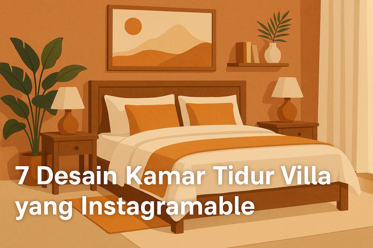 7 Desain Kamar Tidur Villa yang Instagramable