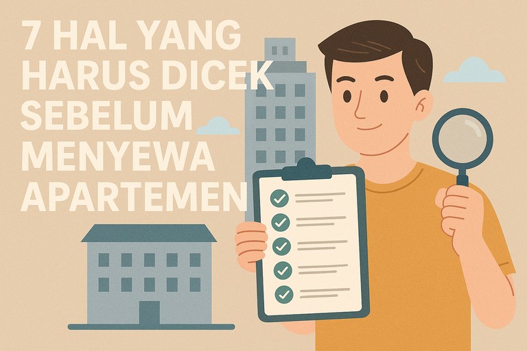 7 Hal yang Harus Dicek Sebelum Menyewa Apartemen