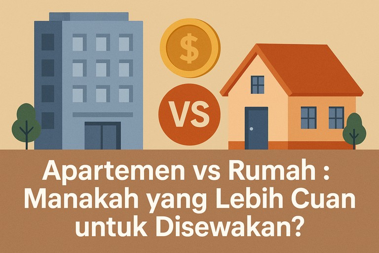 Bingung memilih antara apartemen atau rumah untuk disewakan? Simak ulasan lengkap perbandingan kelebihan, kekurangan, dan potensi cuannya di artikel ini.
