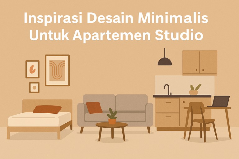 Bingung menata ruang sempit di apartemen studio? Temukan inspirasi desain minimalis yang hemat ruang, estetis, dan fungsional untuk hidup nyaman di hunian mungil Anda.