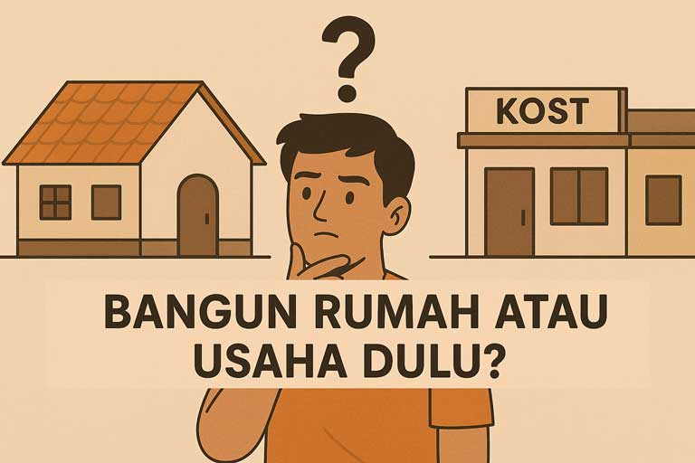 Bangun Rumah atau Usaha Dulu? Ini Pertimbangannya