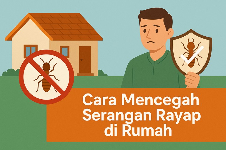 Cara Mencegah Serangan Rayap di Rumah