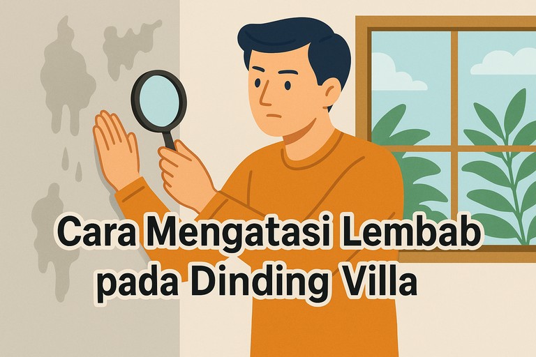 Cara Mengatasi Lembab pada Dinding Villa