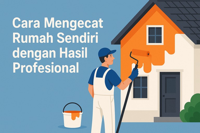 Cara Mengecat Rumah Sendiri dengan Hasil Profesional