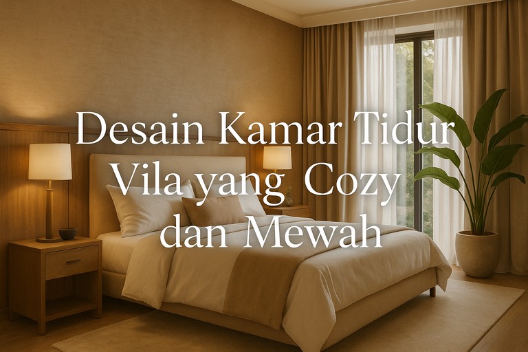 Desain Kamar Tidur Vila yang Cozy dan Mewah