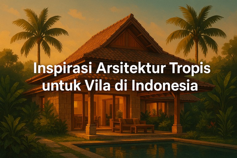 Inspirasi Arsitektur Tropis untuk Vila di Indonesia