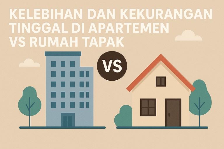 Kelebihan dan Kekurangan Tinggal di Apartemen vs Rumah Tapak