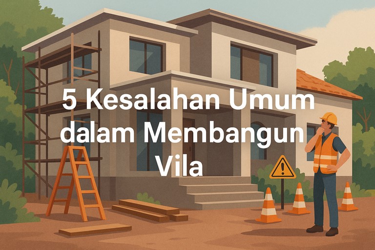 5 Kesalahan Umum dalam Membangun Vila
