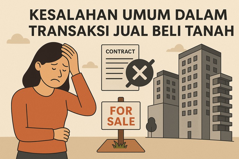 Kesalahan Umum dalam Transaksi Jual Beli Tanah