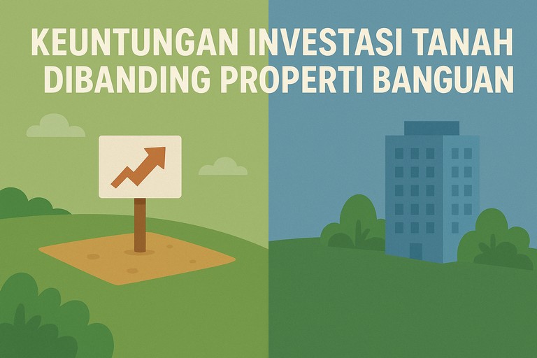 Keuntungan Investasi Tanah Dibanding Properti Bangunan