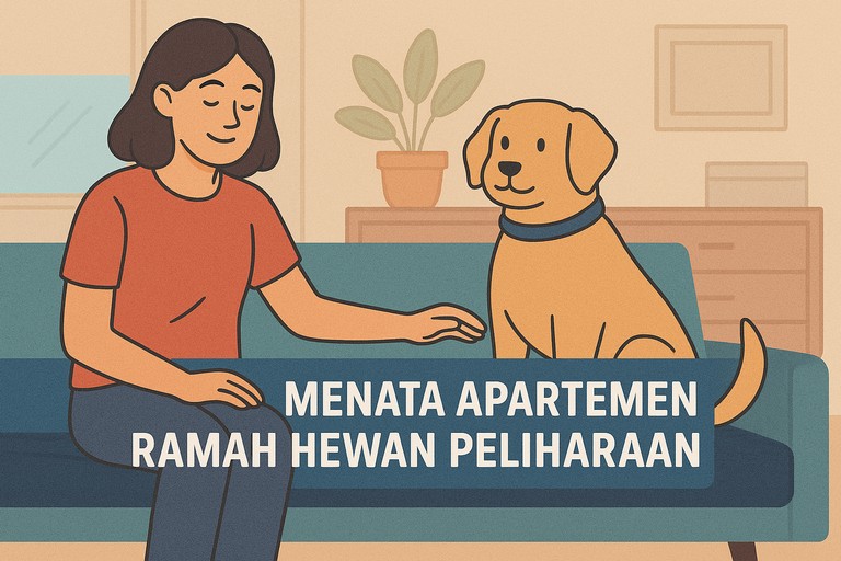 Tips lengkap menata apartemen agar nyaman dan aman untuk hewan peliharaan kesayangan Anda. Mulai dari tata ruang hingga pemilihan furnitur.