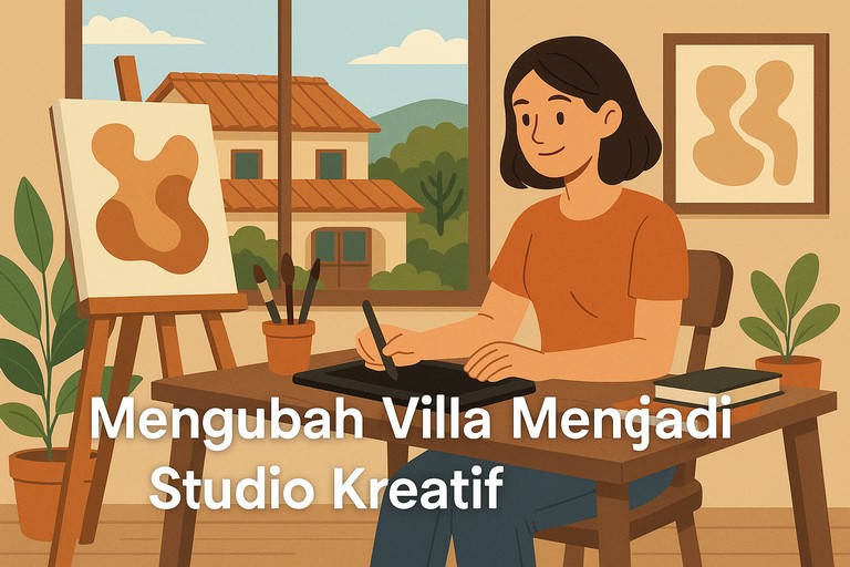 Mengubah Villa Menjadi Studio Kreatif