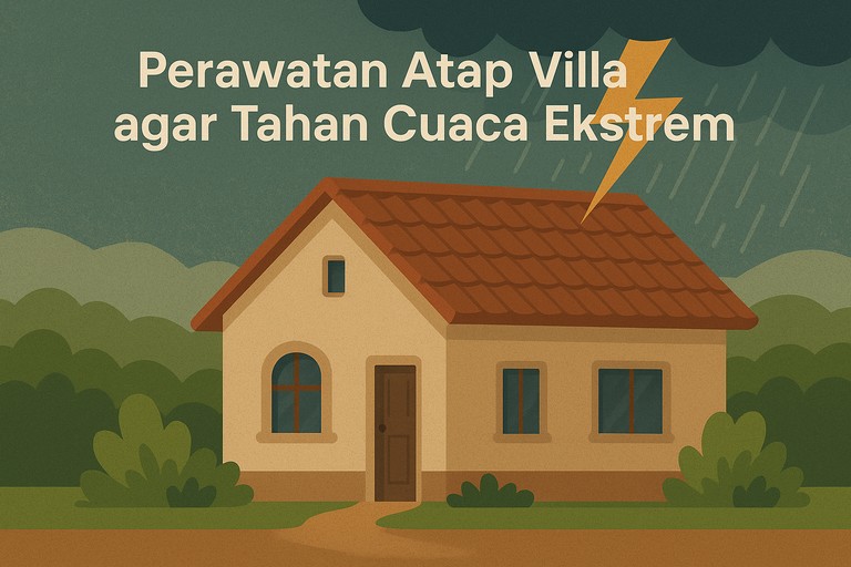 Perawatan Atap Villa agar Tahan Cuaca Ekstrem