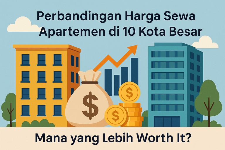 Perbandingan Harga Sewa Apartemen di 10 Kota Besar