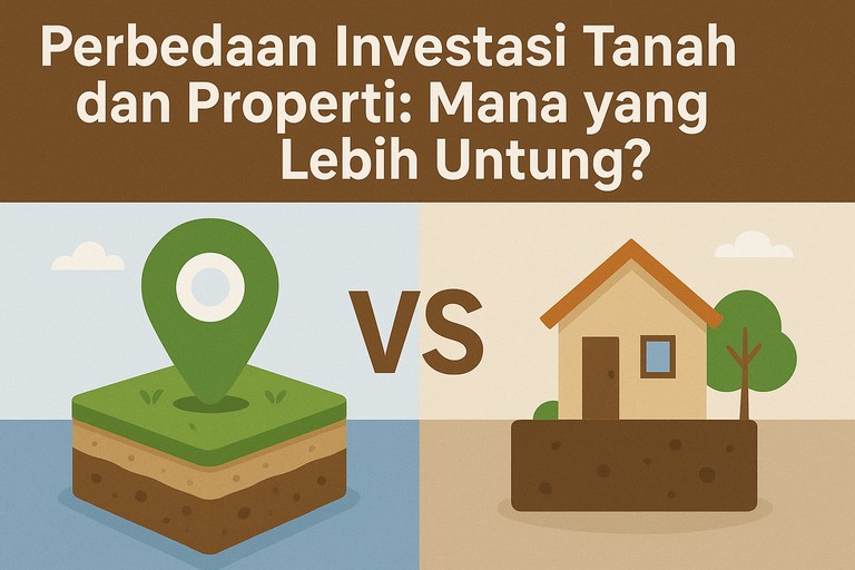 Perbedaan Investasi Tanah dan Properti: Mana yang Lebih Untung?