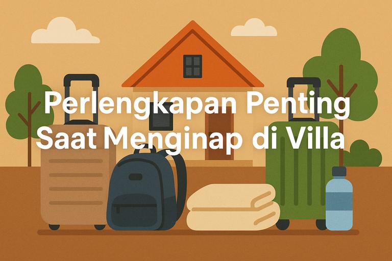 Perlengkapan Penting Saat Menginap di Villa