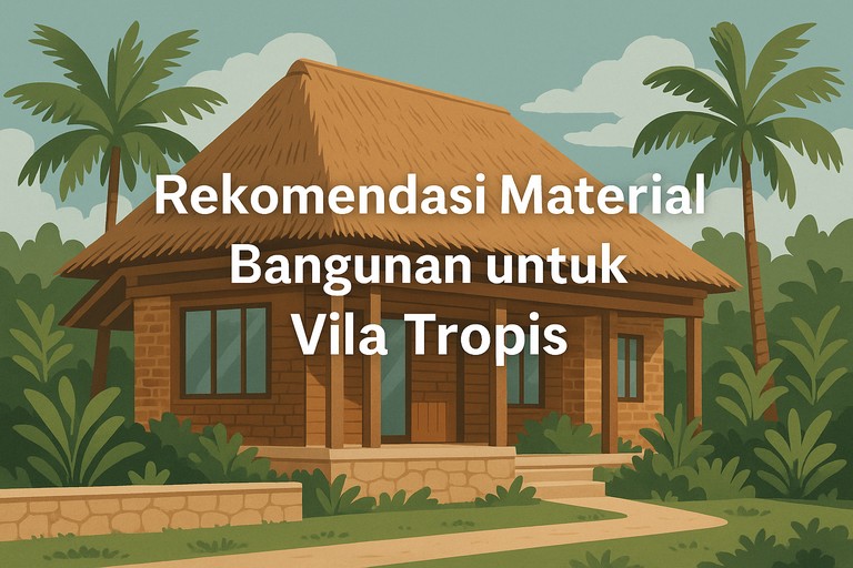 Rekomendasi Material Bangunan untuk Villa Tropis