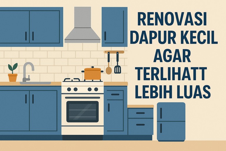 Renovasi Dapur Kecil Agar Terlihat Lebih Luas