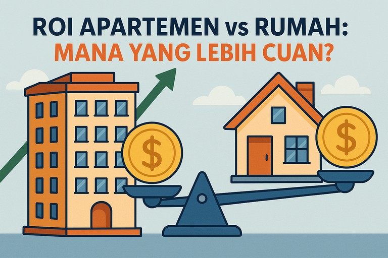 ROI Apartemen vs Rumah: Mana yang Lebih Cuan?