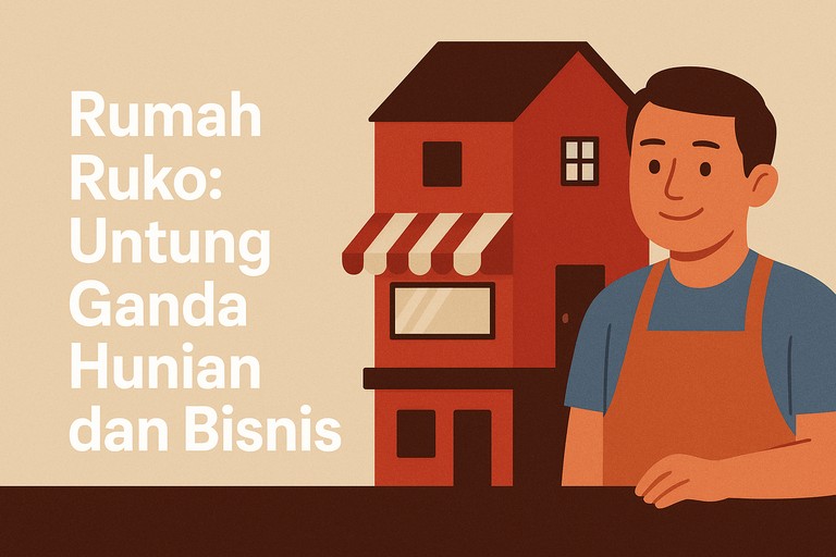 Rumah Ruko: Untung Ganda Hunian dan Bisnis
