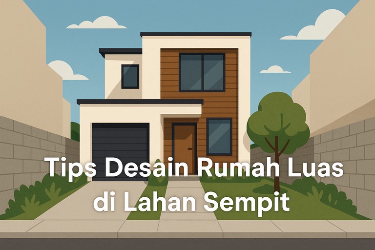 Tips Desain Rumah Luas di Lahan Sempit