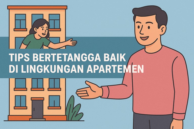 Penutup: Apartemen Bukan Sekadar Tempat Tinggal, Tapi Komunitas Hidup di apartemen tidak harus terkesan individualistis atau terisolasi. Dengan membangun relasi yang sehat dan saling menghargai antar penghuni, apartemen bisa menjadi lingkungan yang aman, ramah, dan mendukung. Menjadi tetangga yang baik bukanlah tugas sulit—cukup dimulai dengan niat untuk hidup berdampingan dengan penuh respek. Untuk pilihan apartemen dengan fasilitas lengkap dan komunitas yang baik, kunjungi Properti1.com dan temukan unit terbaik yang sesuai kebutuhan Anda. 🔗 Artikel Terkait Panduan Lengkap Tinggal di Apartemen bagi Pemula Pelajari cara cepat beradaptasi dengan lingkungan apartemen dan menjaga kenyamanan bersama.
