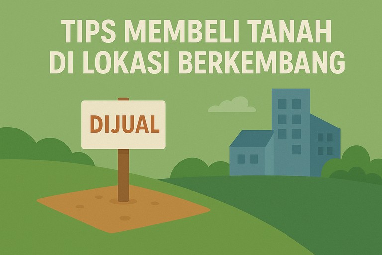 Tips Membeli Tanah di Lokasi Berkembang