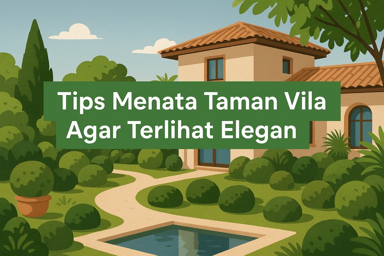 Tips Menata Taman Villa Agar Terlihat Elegan