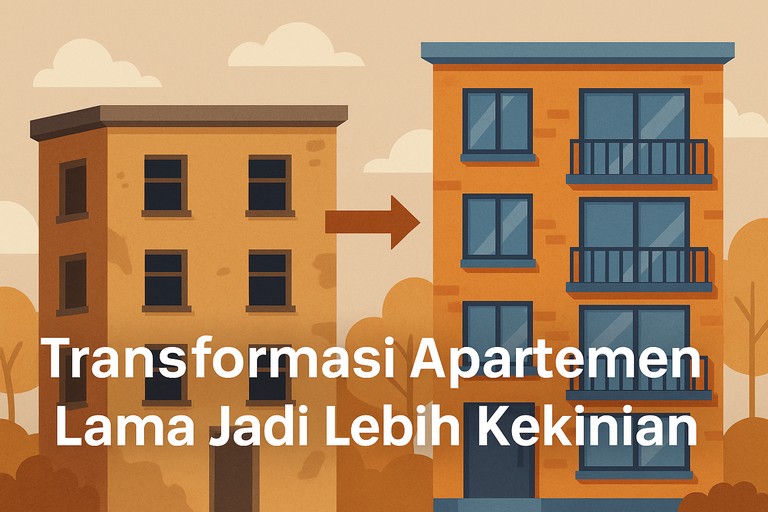 Transformasi Apartemen Lama Jadi Lebih Kekinian