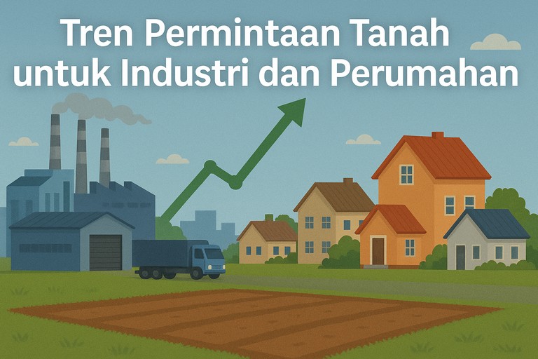 Tren Permintaan Tanah untuk Industri dan Perumahan