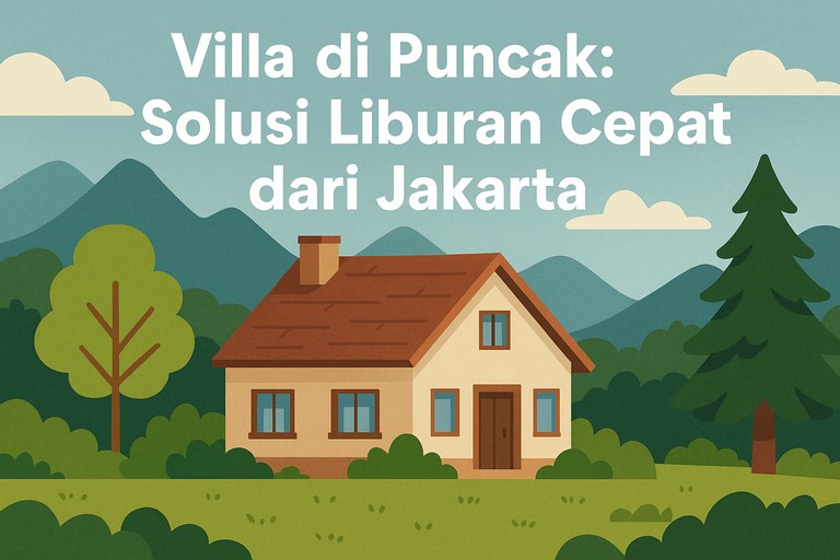 Villa di Puncak: Solusi Liburan Cepat dari Jakarta