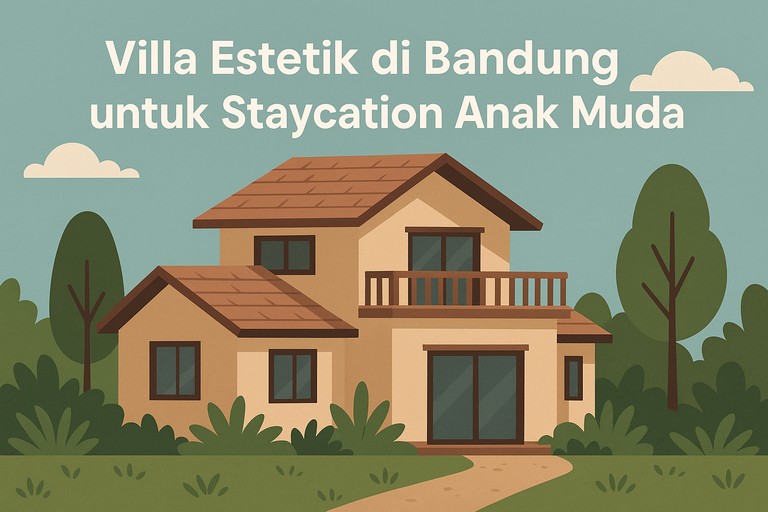 Villa Estetik di Bandung untuk Staycation Anak Muda