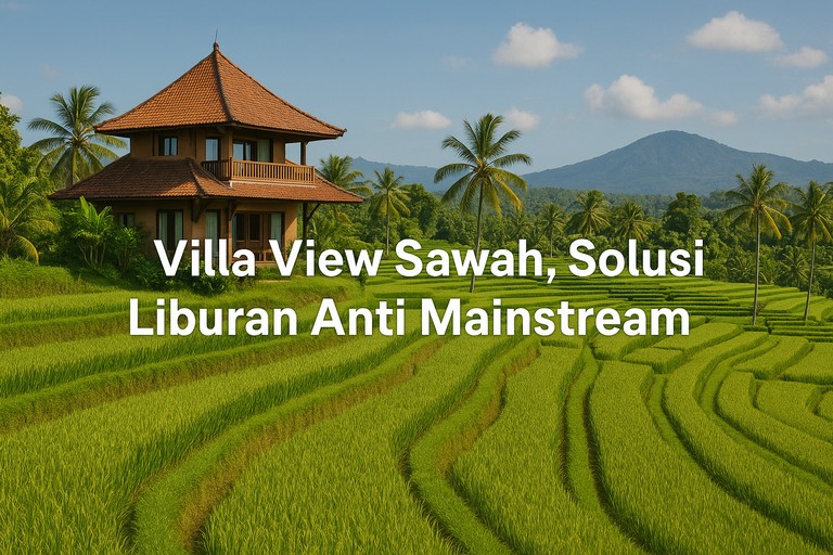 Villa View Sawah, Solusi Liburan Anti Mainstream