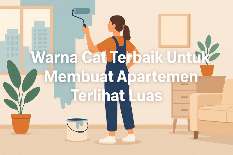 Ingin apartemen Anda terlihat lebih luas? Pilih warna cat yang tepat! Temukan rekomendasi warna terbaik untuk menciptakan kesan lapang di ruang terbatas.