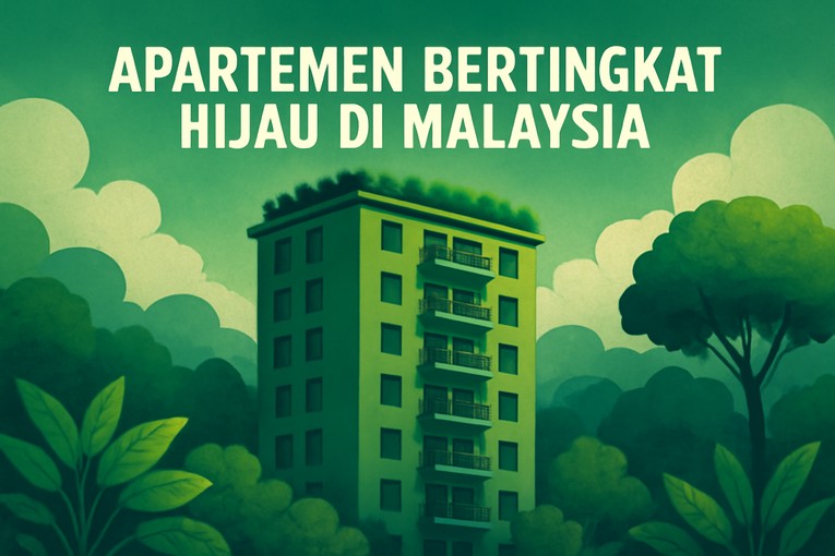 Apartemen Bertingkat Hijau di Malaysia