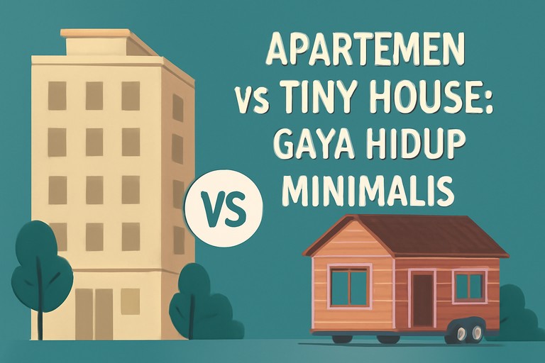 Apartemen vs Tiny House: Gaya Hidup Minimalis