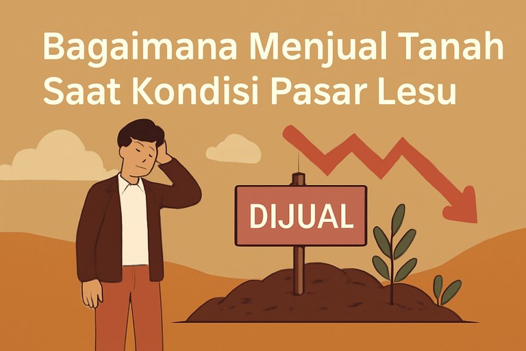 Bagaimana Menjual Tanah Saat Kondisi Pasar Lesu