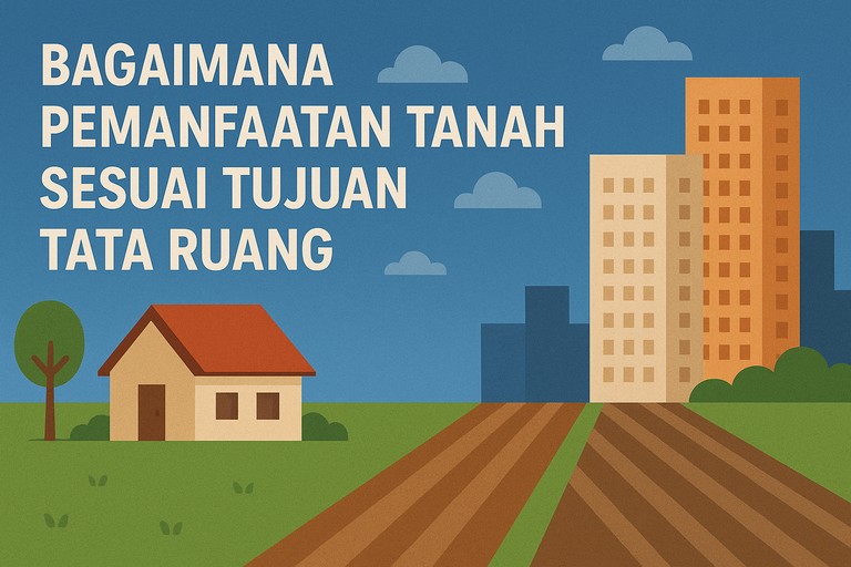 Bagaimana Pemanfaatan Tanah Sesuai Tujuan Tata Ruang