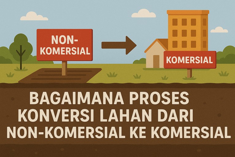Bagaimana Proses Konversi Lahan dari Non-Komersial ke Komersial