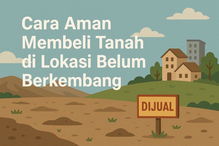 Cara Aman Membeli Tanah di Lokasi Belum Berkembang