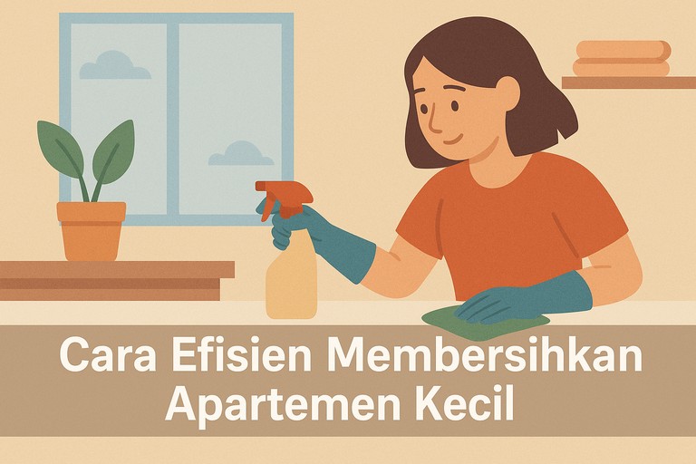 Cara Efisien Membersihkan Apartemen Kecil
