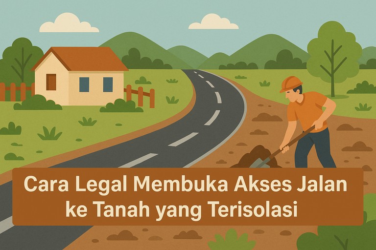 Cara Legal Membuka Akses Jalan ke Tanah yang Terisolasi